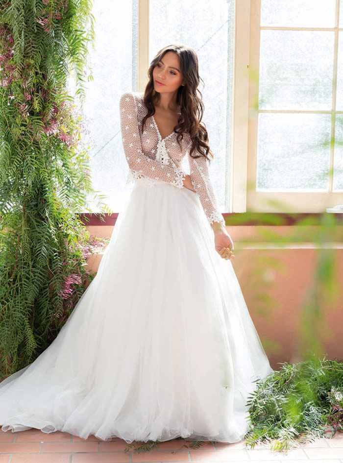 Garden wedding gown outlet designs