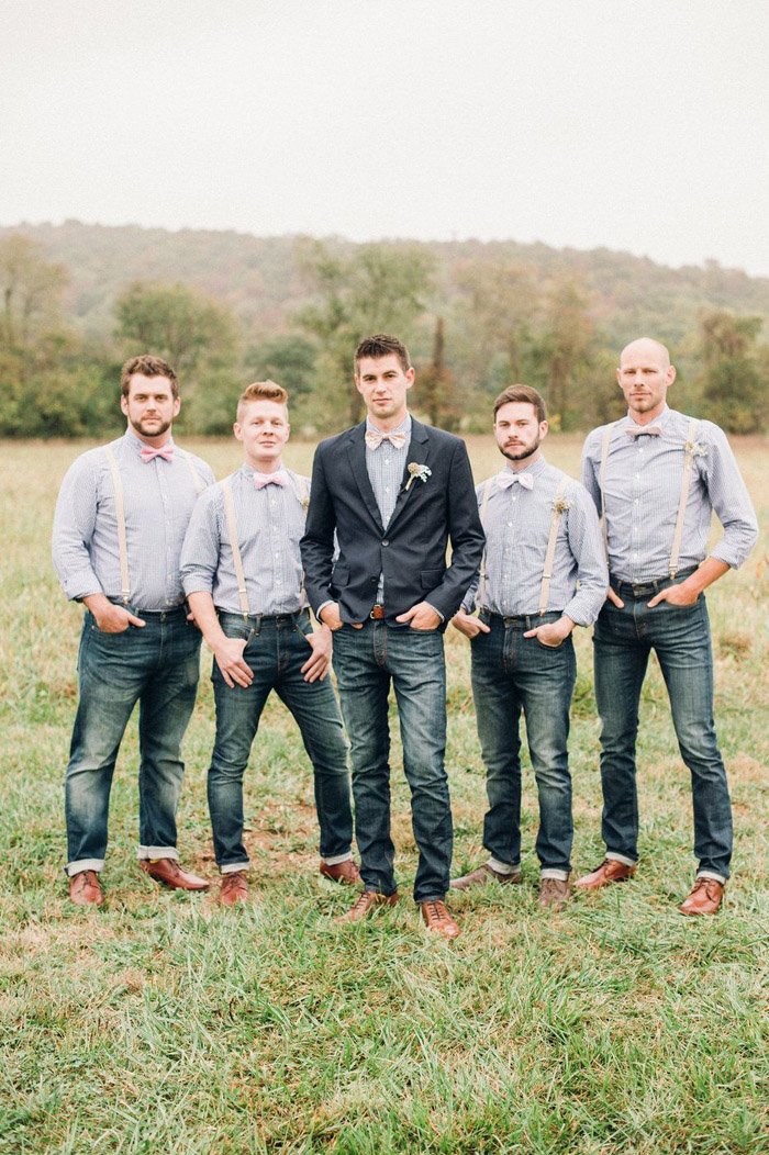 Blue jeans shop wedding attire