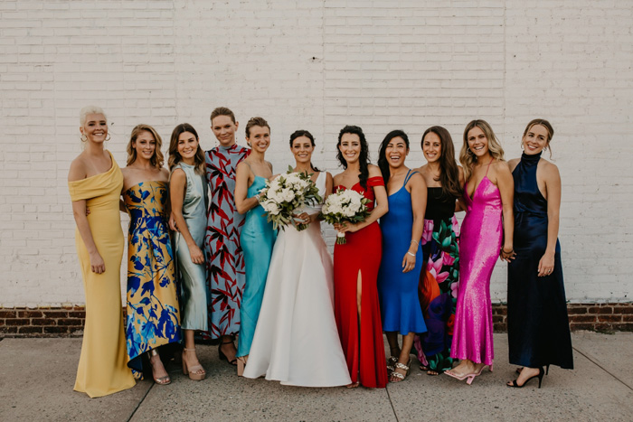 Bright colored clearance bridesmaid dresses