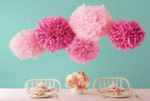 Martha Stewart pom pom garlands