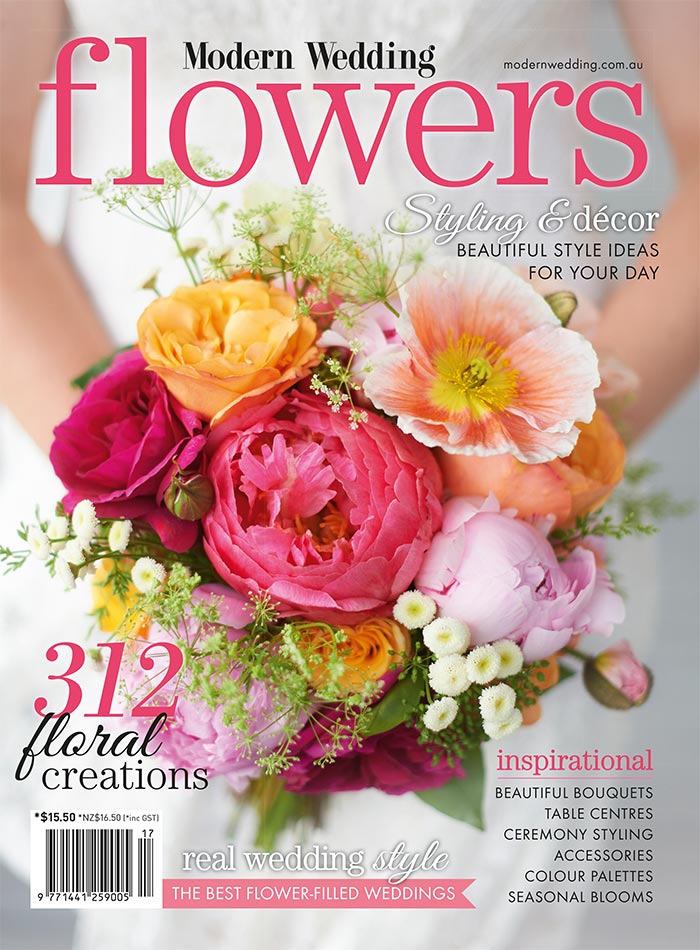 NEW Modern Wedding Flowers Magazine 2014 On Sale