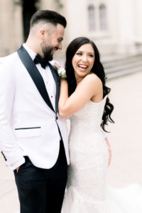 Amanda And Adrian's Whimsical White Wedding - Modern Wedding
