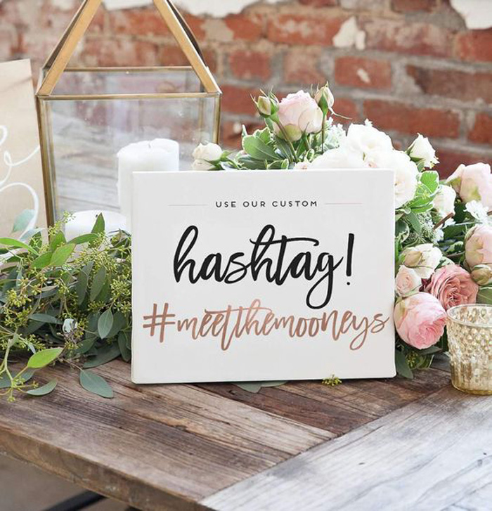 How To Create A Wedding Hashtag Modern Wedding