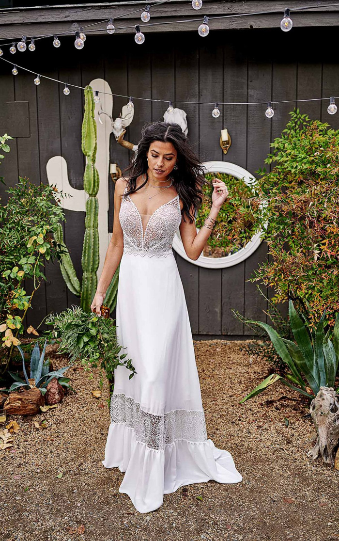 Casual Bridal Dresses, Informal Wedding Gowns for Laid-Back Brides